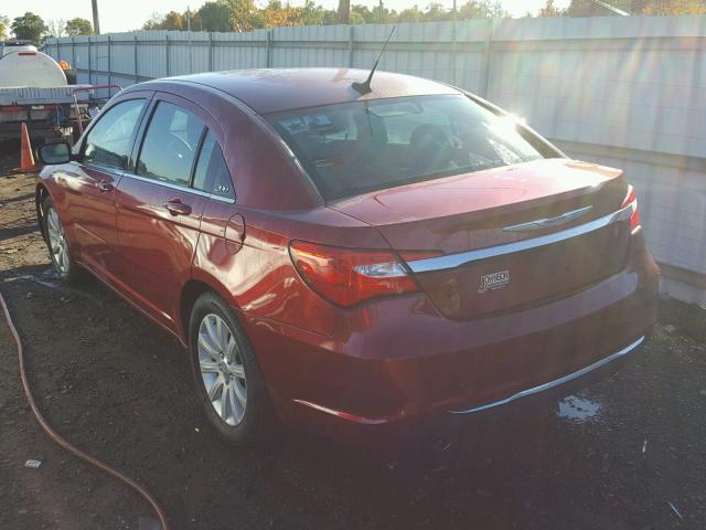 1C3BC1FG9BN526633 - 2011 CHRYSLER 200 TOURIN RED photo 3