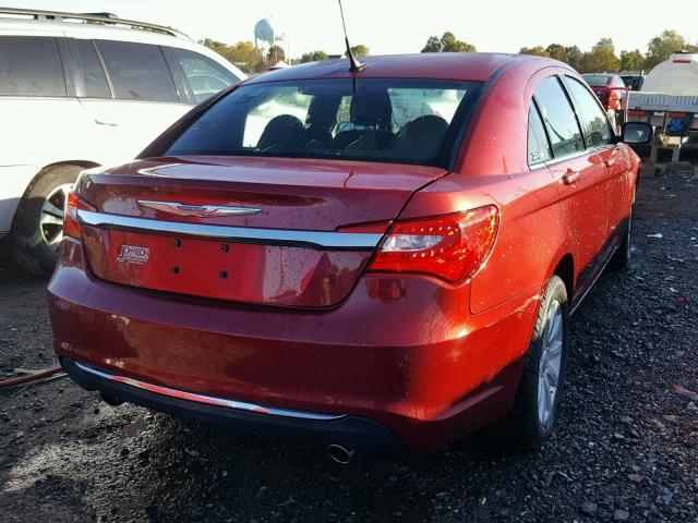 1C3BC1FG9BN526633 - 2011 CHRYSLER 200 TOURIN RED photo 4