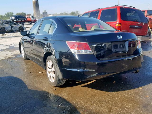 1HGCP26849A198804 - 2009 HONDA ACCORD EXL BLACK photo 3