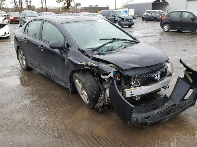 2HGFA16609H100344 - 2009 HONDA CIVIC BLACK photo 1