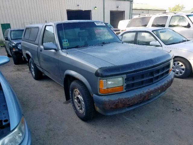 1B7FL26X6NS638816 - 1992 DODGE DAKOTA GRAY photo 1