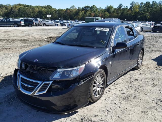 YS3FA4CY9A1608233 - 2010 SAAB 9-3 2.0T BLACK photo 2