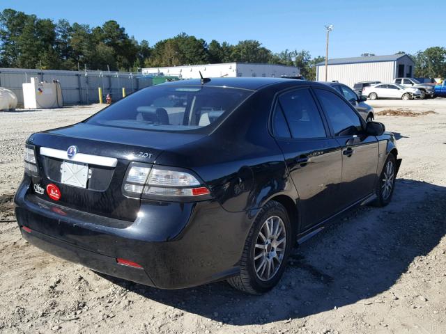 YS3FA4CY9A1608233 - 2010 SAAB 9-3 2.0T BLACK photo 4