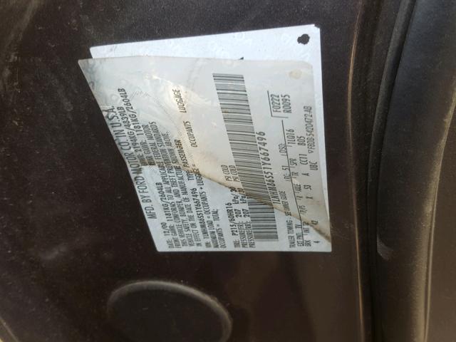 1LNHM86S51Y667496 - 2001 LINCOLN LS 灰色 照片 10