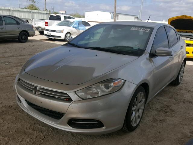 1C3CDFBA7DD209684 - 2013 DODGE DART SXT SILVER photo 2