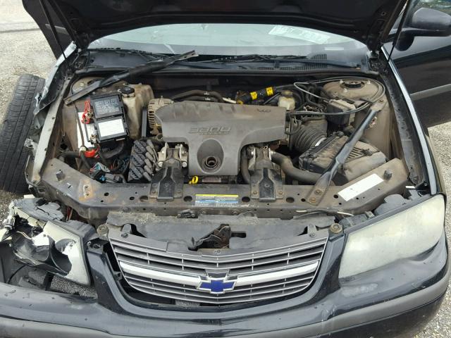 2G1WF52K049362693 - 2004 CHEVROLET IMPALA BLACK photo 7