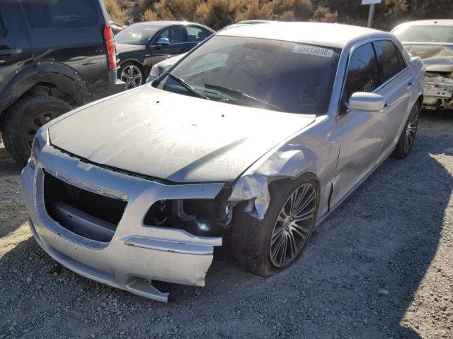 2C3CCABG7CH161096 - 2012 CHRYSLER 300 V6 SILVER photo 2