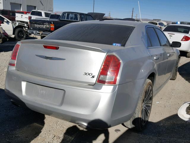 2C3CCABG7CH161096 - 2012 CHRYSLER 300 V6 SILVER photo 4