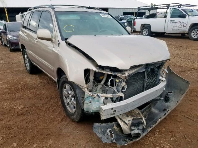 JTEDP21A650084618 - 2005 TOYOTA HIGHLANDER GOLD photo 1