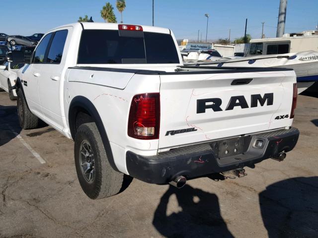 1C6RR7YT8HS560375 - 2017 RAM 1500 REBEL WHITE photo 3