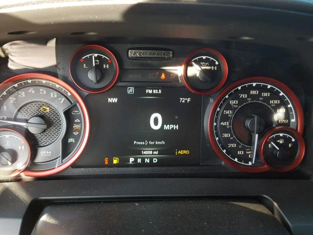 1C6RR7YT8HS560375 - 2017 RAM 1500 REBEL თეთრი ფოტო 8