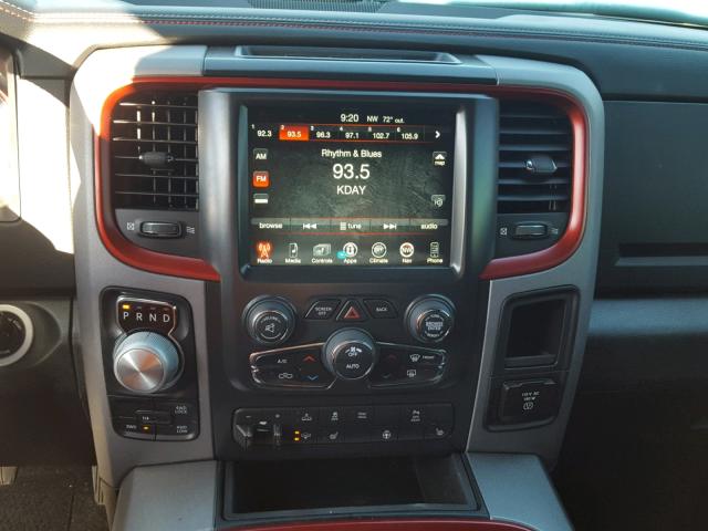 1C6RR7YT8HS560375 - 2017 RAM 1500 REBEL თეთრი ფოტო 9