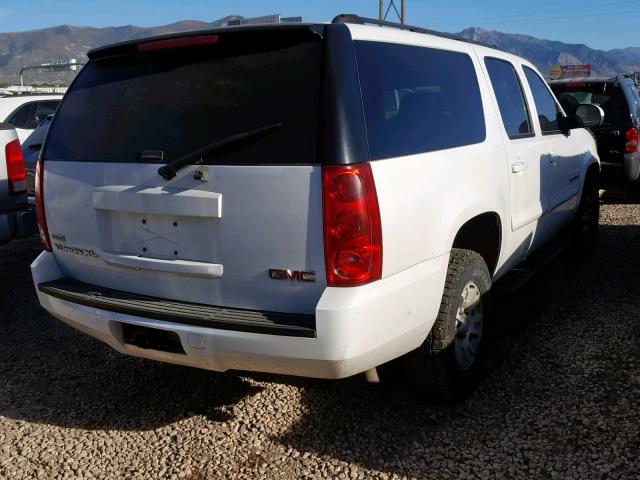 1GKFK163X7J202722 - 2007 GMC YUKON XL K WHITE photo 4