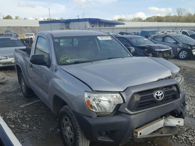 5TFNX4CN3EX034531 - 2014 TOYOTA TACOMA SILVER photo 1