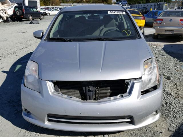 3N1AB6AP4BL614457 - 2011 NISSAN SENTRA 2.0 GRAY photo 9