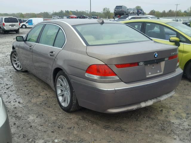 WBAGN63433DS44124 - 2003 BMW 745 LI TAN photo 3