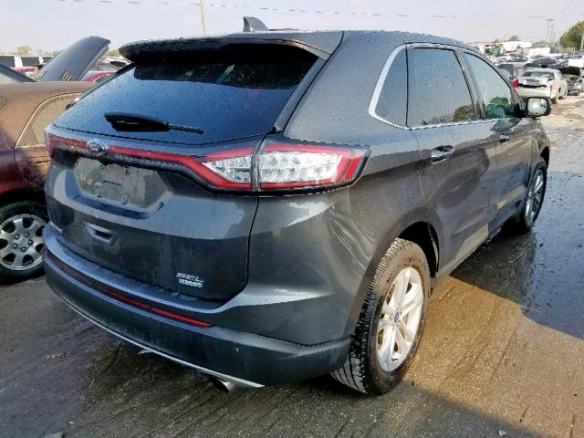 2FMPK3J95JBB98478 - 2018 FORD EDGE SEL GRAY photo 4