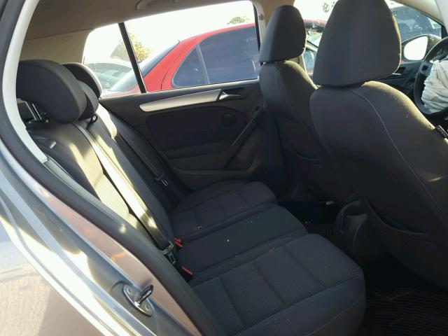 WVWDB7AJ6AW351974 - 2010 VOLKSWAGEN GOLF GRAY photo 6