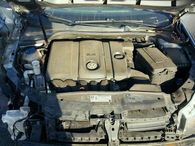 WVWDB7AJ6AW351974 - 2010 VOLKSWAGEN GOLF GRAY photo 7