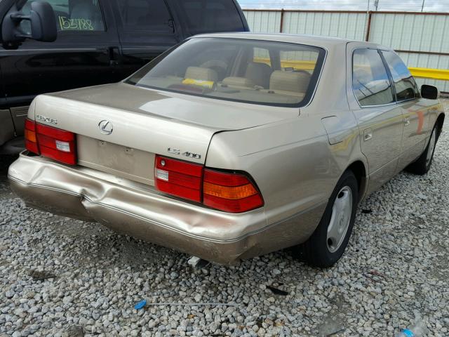 JT8BH28F3Y0179747 - 2000 LEXUS LS 400 GOLD photo 4