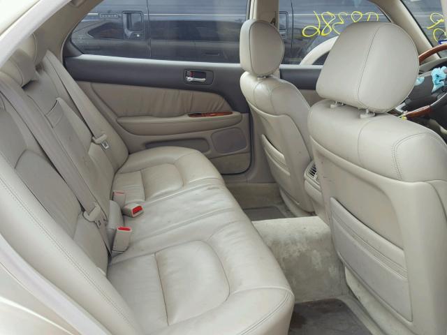 JT8BH28F3Y0179747 - 2000 LEXUS LS 400 GOLD photo 6