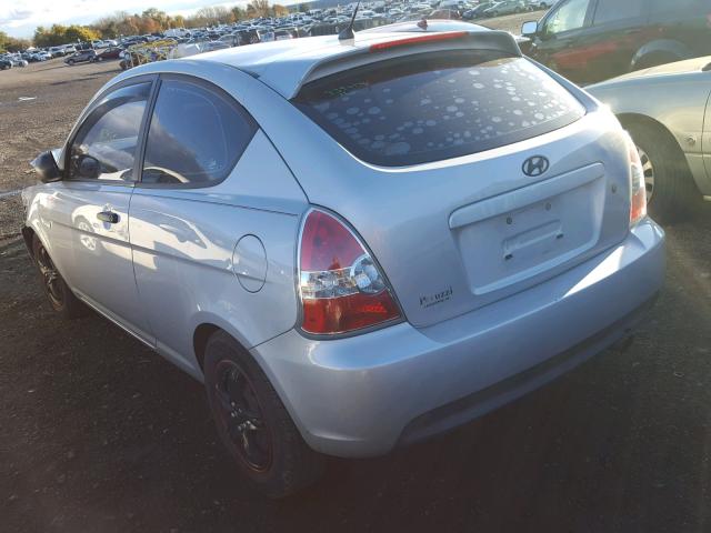 KMHCM3AC1BU191415 - 2011 HYUNDAI ACCENT GL SILVER photo 3