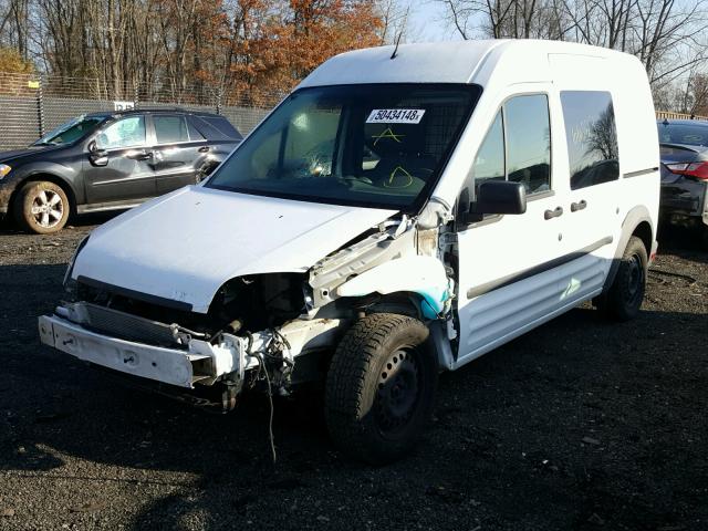 NM0LS6AN4DT141319 - 2013 FORD TRANSIT CO WHITE photo 2