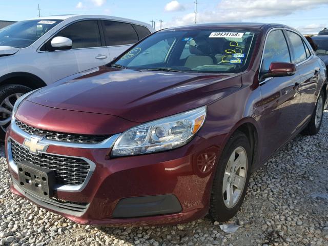 1G11C5SL2FF148679 - 2015 CHEVROLET MALIBU 1LT 红色 照片 2