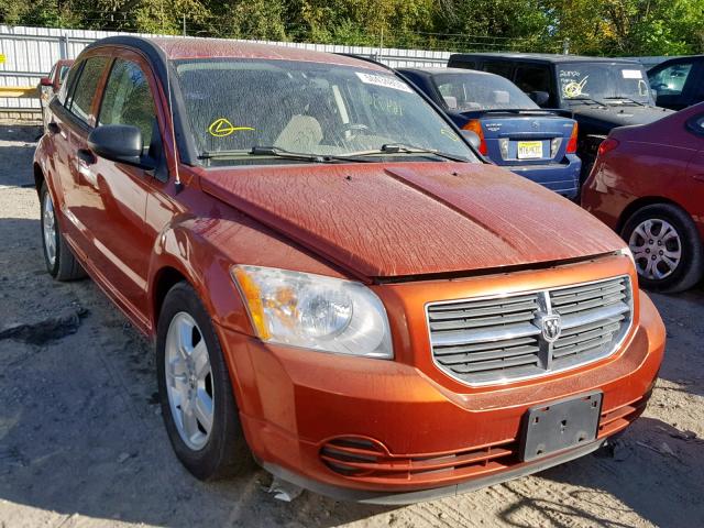 1B3HB48B58D536782 - 2008 DODGE CALIBER SX ORANGE photo 1