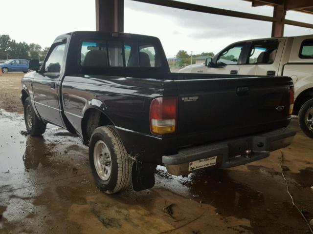 1FTCR10X5PUB90290 - 1993 FORD RANGER BLACK photo 3