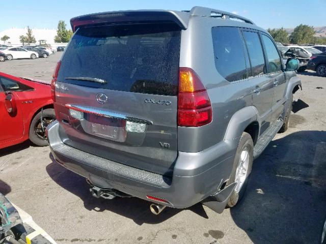 JTJBT20X270140406 - 2007 LEXUS GX 470 GRAY photo 4