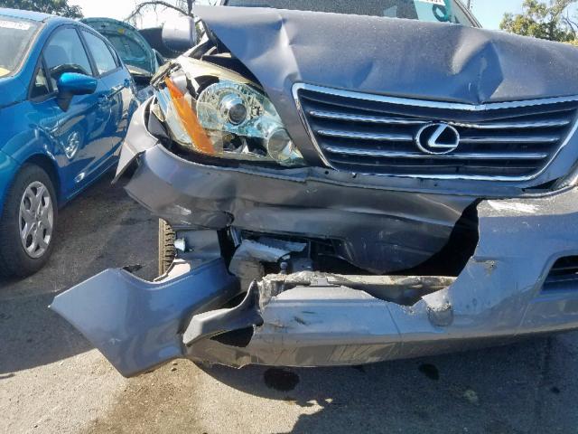 JTJBT20X270140406 - 2007 LEXUS GX 470 GRAY photo 9