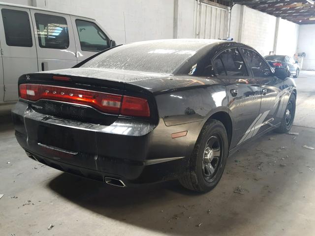 2C3CDXAT7CH282676 - 2012 DODGE CHARGER PO BLACK photo 4