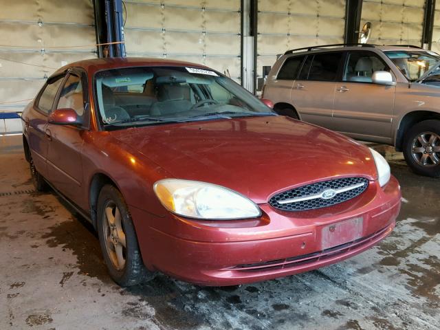 1FAFP55U61G164009 - 2001 FORD TAURUS SES RED photo 1