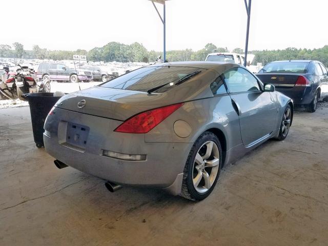 JN1AZ34D66M307072 - 2006 NISSAN 350Z COUPE SILVER photo 4