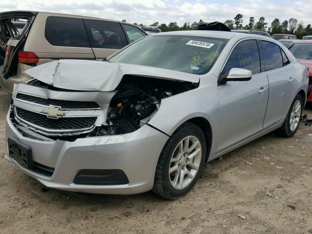 1G11D5RR4DF118328 - 2013 CHEVROLET MALIBU 1LT SILVER photo 2