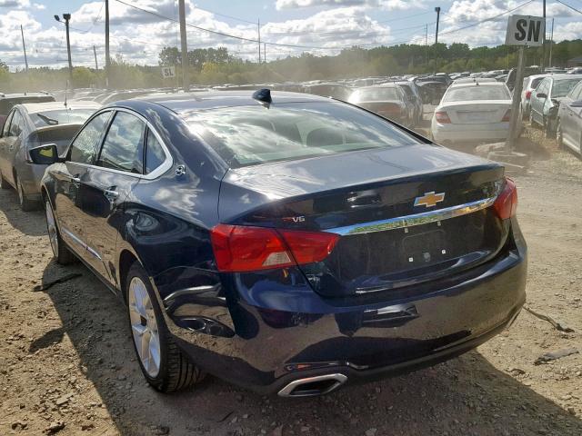 2G1105S36K9141147 - 2019 CHEVROLET IMPALA PRE BLUE photo 3