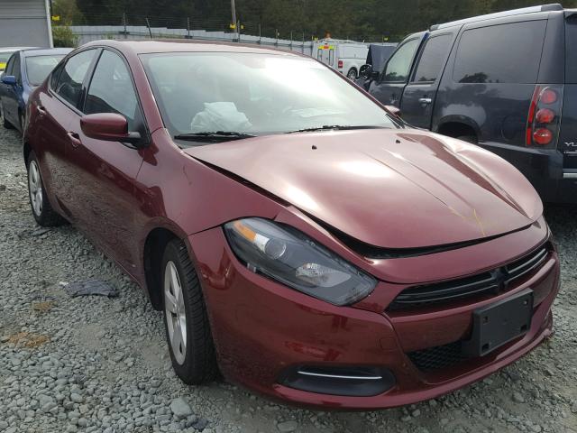 1C3CDFBB2FD300003 - 2015 DODGE DART SXT BURGUNDY photo 1