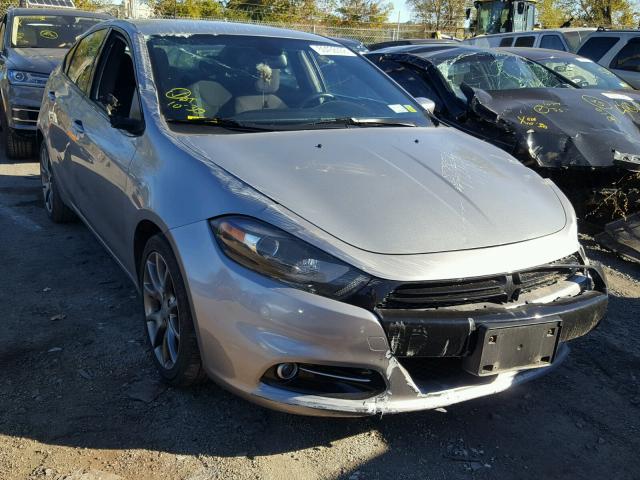 1C3CDFBB4FD182360 - 2015 DODGE DART SXT GRAY photo 1