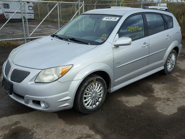 5Y2SL658X7Z428150 - 2007 PONTIAC VIBE SILVER photo 2