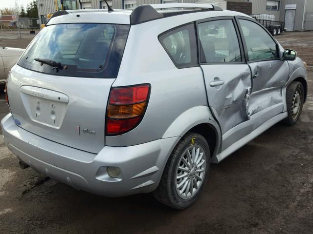 5Y2SL658X7Z428150 - 2007 PONTIAC VIBE SILVER photo 4