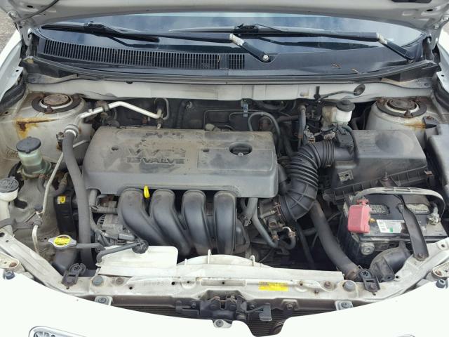 5Y2SL658X7Z428150 - 2007 PONTIAC VIBE SILVER photo 7