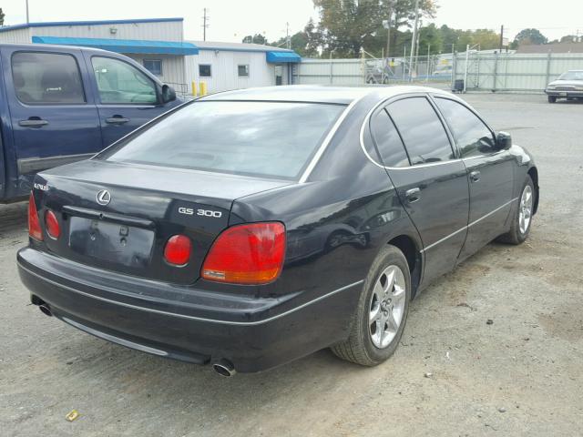 JT8BD69S520167766 - 2002 LEXUS GS 300 BLACK photo 4