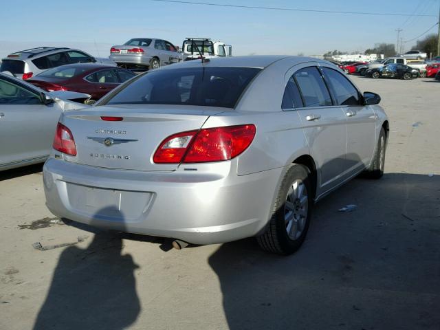 1C3LC46DX9N567424 - 2009 CHRYSLER SEBRING LX SILVER photo 4