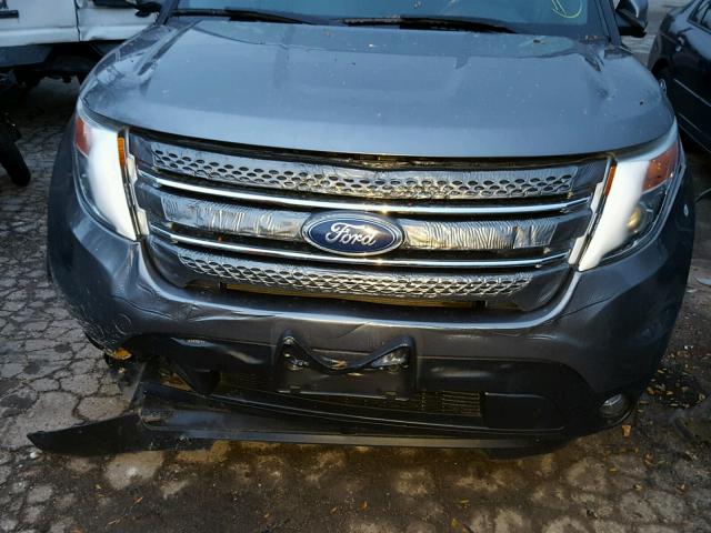 1FMHK7F80BGA69649 - 2011 FORD EXPLORER L GRAY photo 9