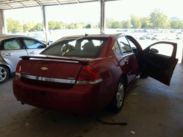 2G1WB5E38E1129225 - 2014 CHEVROLET IMPALA LIM RED photo 4