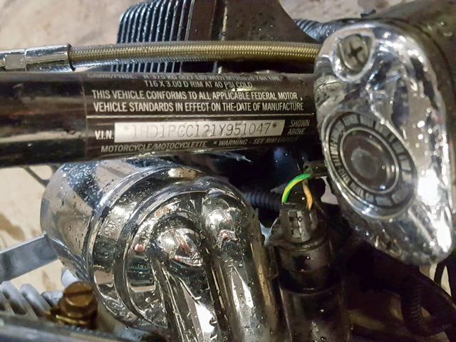 1HD1PCC121Y951047 - 2001 HARLEY-DAVIDSON FLTRSEI2 BLUE photo 10