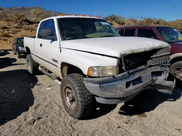 1B7KF2362WJ229706 - 1998 DODGE RAM 2500 WHITE photo 1