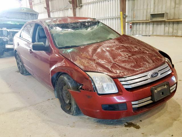 3FAHP06Z77R141412 - 2007 FORD FUSION S BURGUNDY photo 1