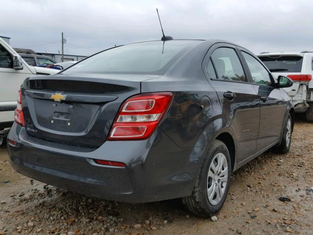 1G1JB5SH9J4134880 - 2018 CHEVROLET SONIC LS 灰色 照片 4